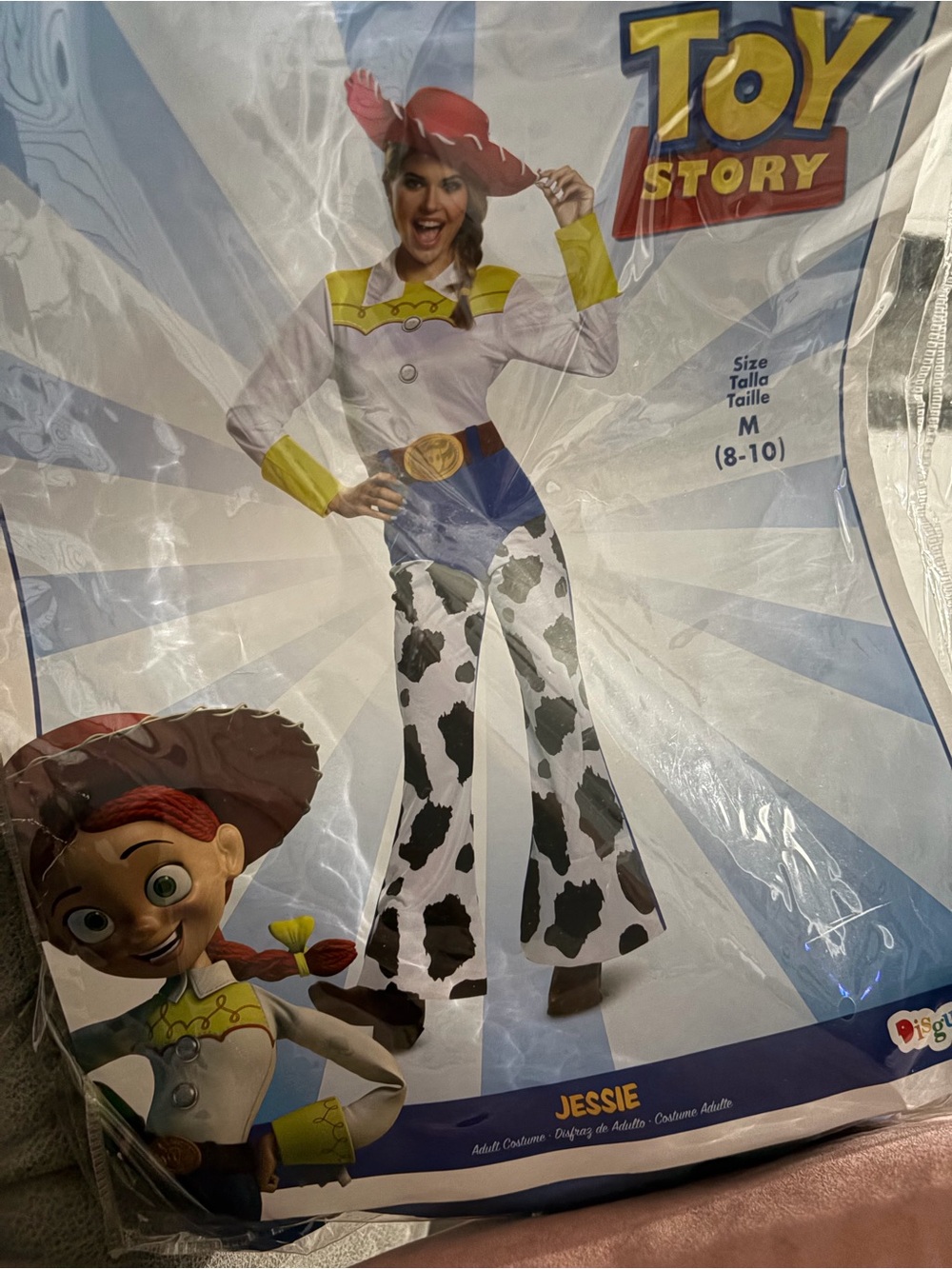 Jessie Kids Cowgirl Costume - White & Yellow